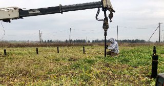 Установка винтовых свай Людиново цена от 3087 руб.